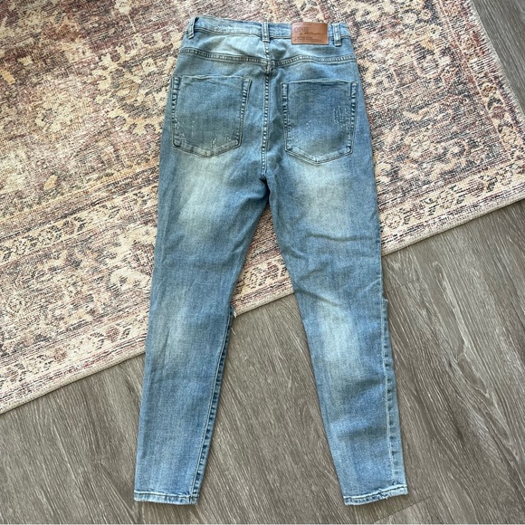 One by One Teaspoon Super High Waisted Freebirds ll, Stretch Fitted Leg - Picture 4 of 7